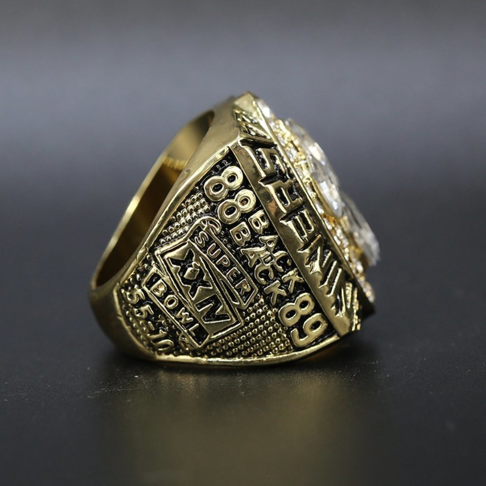 San Francisco 49ers Championship Ring 1989 Fan Edition Super Bowl Montana - Picture 3 of 4